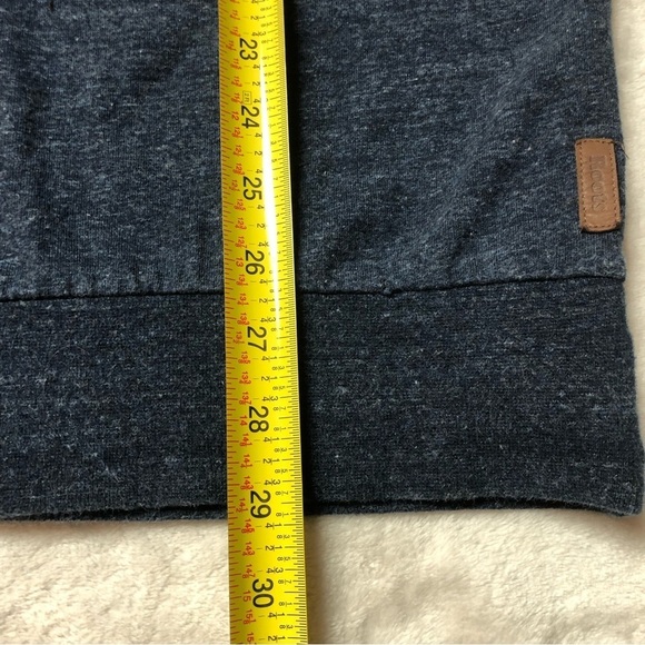 Roots Navy Heather Long Sleeve Pull Over Size XXL - Picture 11 of 11